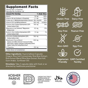 Zahler AdultFocus 60 capsules dans leur emballage