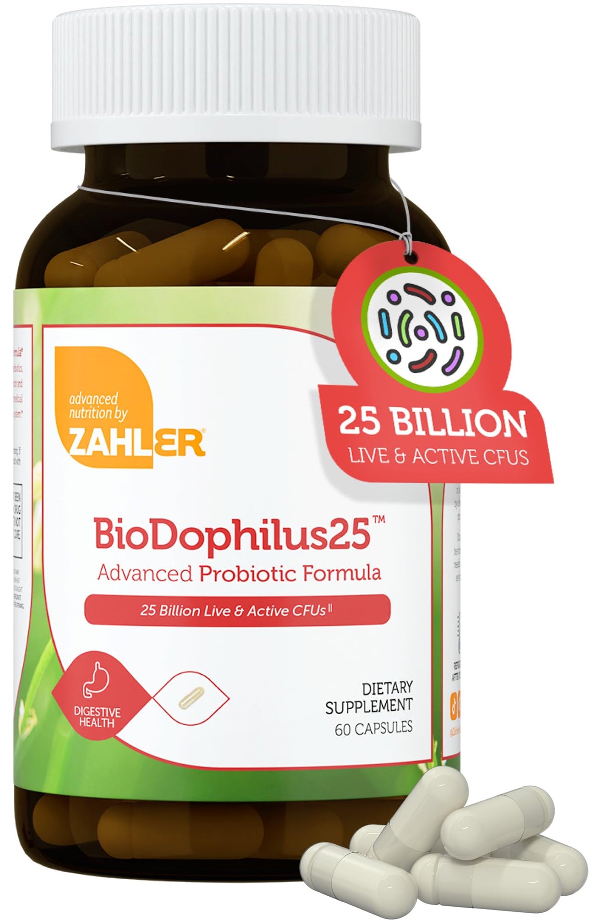 Zahler BioDophilus25 60 capsules vue de face