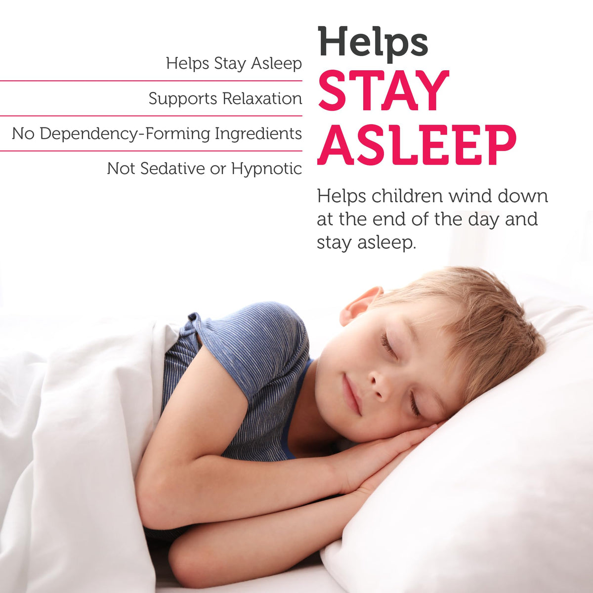 Zahler ChildCalm, vue arrière du packaging
