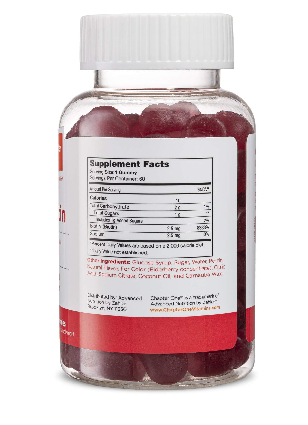 Zahler gummies biotine gummies saveur fruitée
