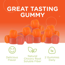 Zahler Gummies de Fibre 120 Comp. gummies en gros plan