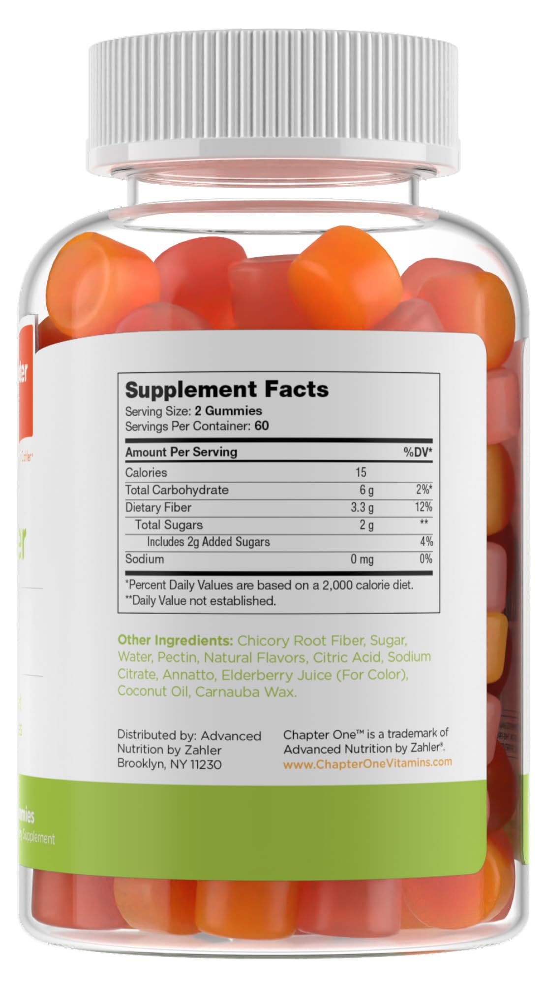 Zahler Gummies de Fibre 120 Comp. pot ouvert avec gummies