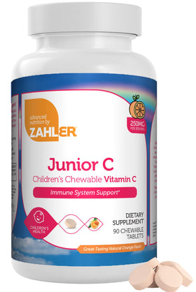 Zahler Junior C Vitamine C Mâchable 250 mg boîte avant