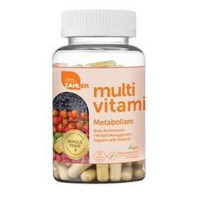 Zahler Multivitamine Métabolisme 60 Capsules prises avec un verre d'eau
