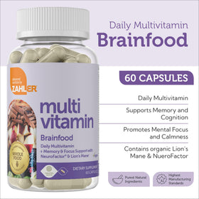 Zahler Multivitamines Cérébrales - Capsules sur une table