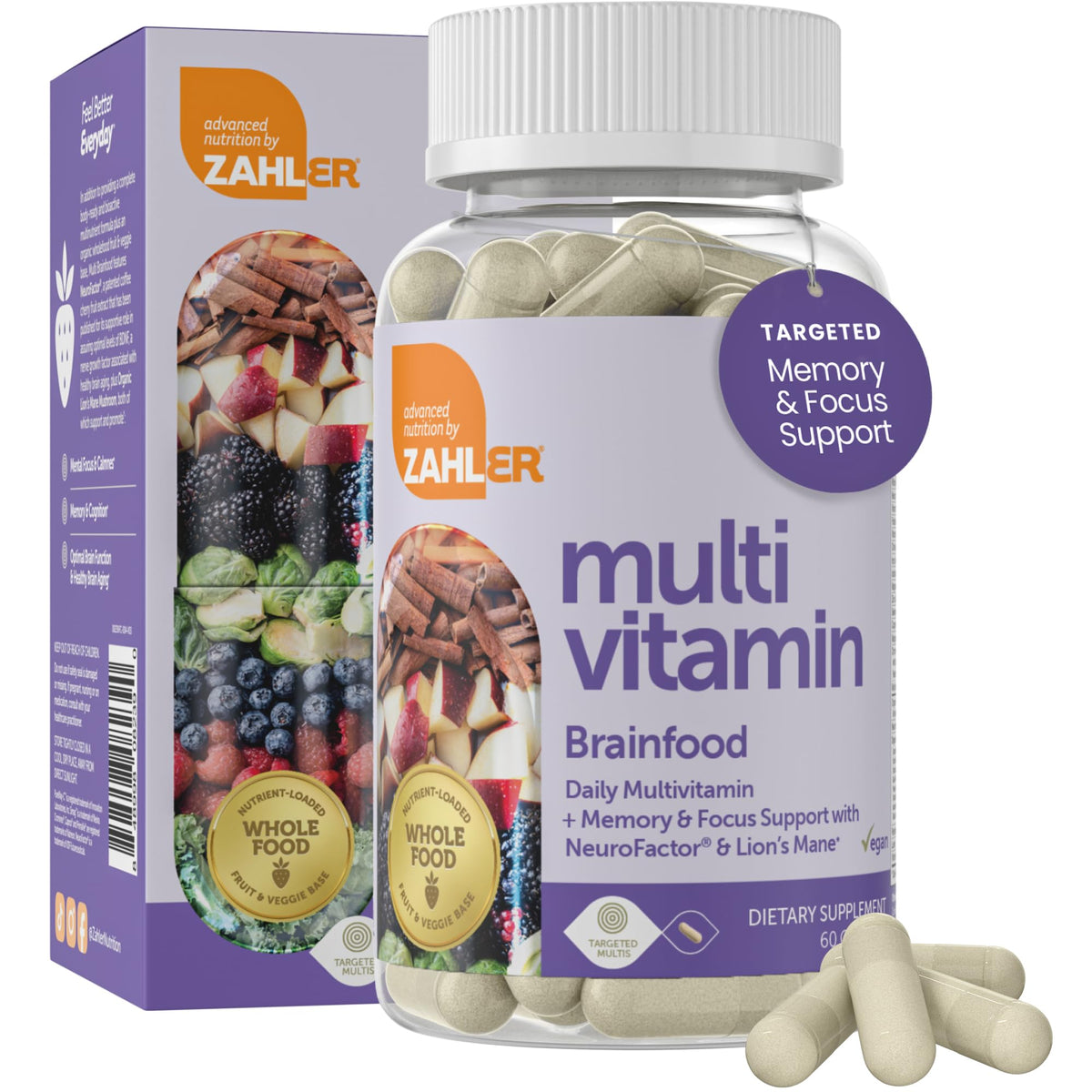 Zahler Multivitamines Cérébrales - Détails de l'étiquette