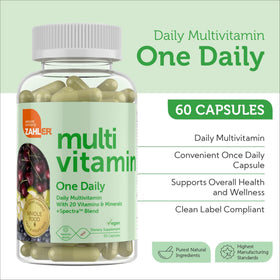 Zahler Multivitamines Vegan One Daily mélange d'aliments entiers