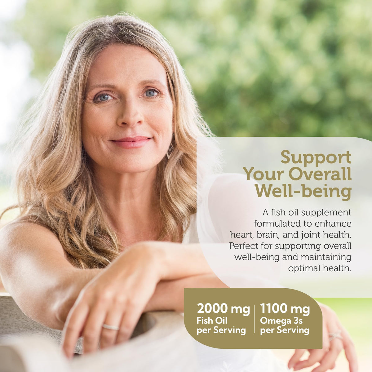 Zahler Omega 3 Huile de Poisson 2000 mg étiquette arrière