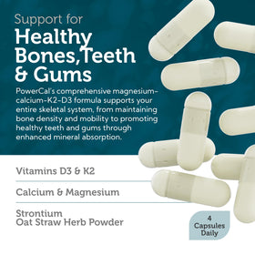 Zahler PowerCal 120 capsules avec des ingrédients clés