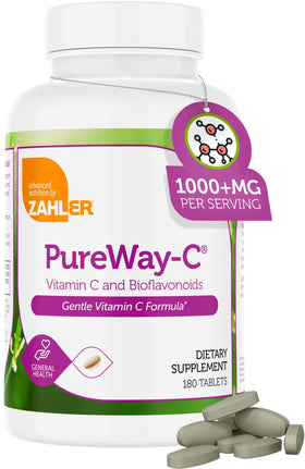 Zahler Vitamine C 1000mg comprimés 180 unités, emballage avant