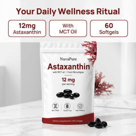 ZALPNUP Astaxanthin 12mg gélules sur un comptoir