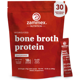 Zammex Bouillon d'Os en Poudre 30 Sachets vue de face