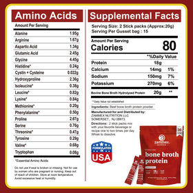Zammex Bouillon d'Os en Poudre sachets individuels