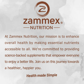 Zammex Poudre de Collagène Multi 549g sur une table avec d'autres compléments alimentaires