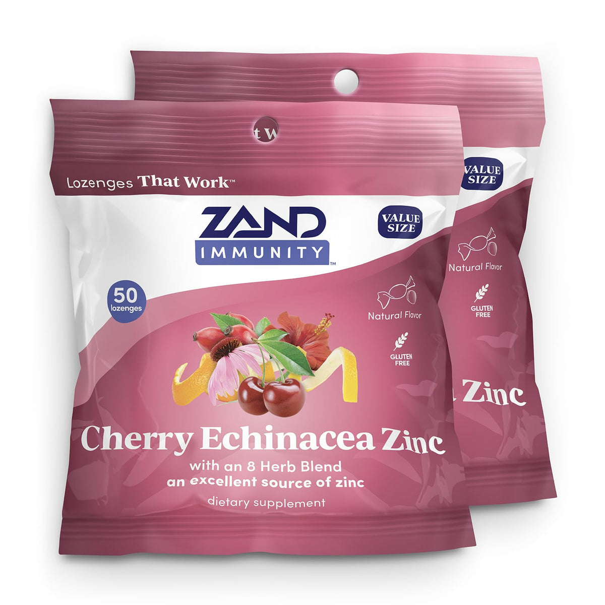ZAND Bonbons à la Cerise Échinacée Zinc 50ct - vue de face