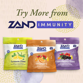ZAND Orange C Bonbons à la Vitamine C - Ingrédients sur le flacon