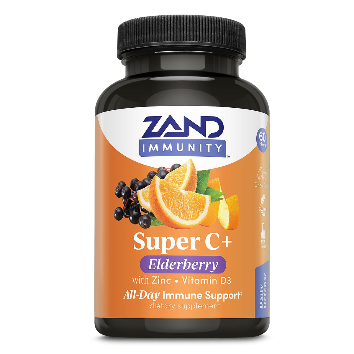ZAND Super C+ Sureau 1000 mg comprimés, boîte vue de face