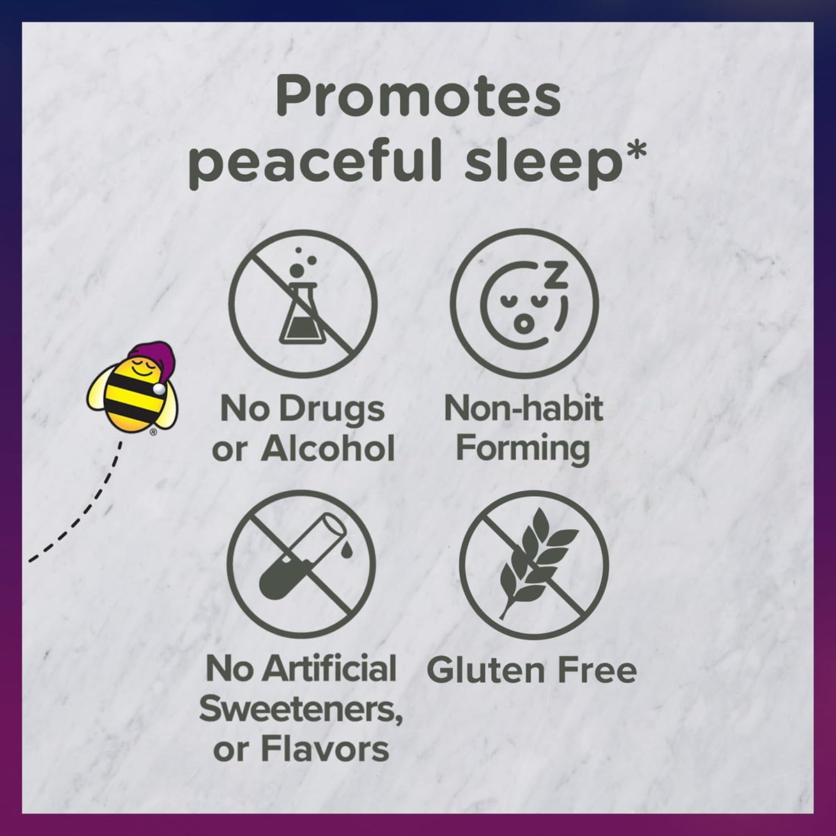 Zarbee's Complément Alimentaire Sommeil Enfant 1 mg Mélatonine avec dosette de dosage
