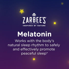 Zarbee's Complément Alimentaire Sommeil Enfant 1 mg Mélatonine bouteille arrière