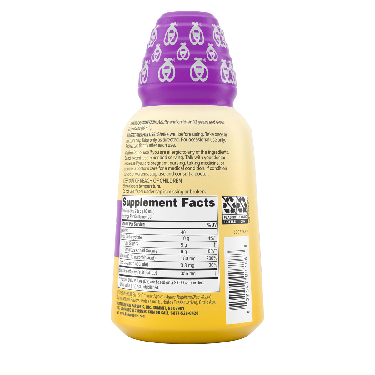 Zarbee's Sirop de Soutien daily wellness 8 fl oz près d'autres compléments