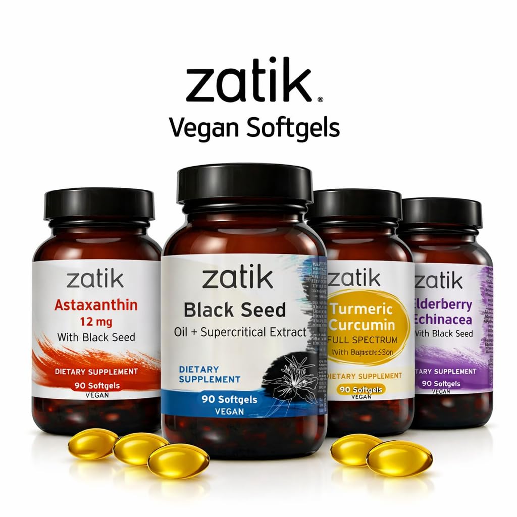 Zatik Huile de Graines de Cumin Noir vue de côté