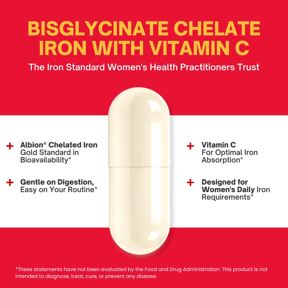 Zaytun Fer + Vitamine C, capsules en gros plan sur une main