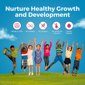 Zaytun Gummies Multivitamines Halal pour Enfants sur une table