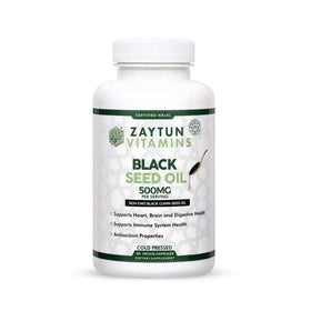 Zaytun Vitamins Huile de Graines Noires 500mg capsules vue avant