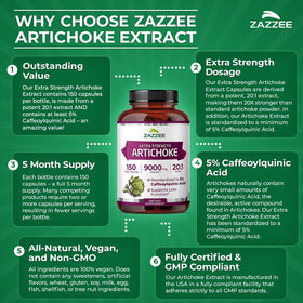 Zazzee Extrait d'Artichaut en situation de vie quotidienne
