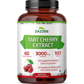 Zazzee Extrait de Cerise Acide 10:1 flacon de 60 capsules