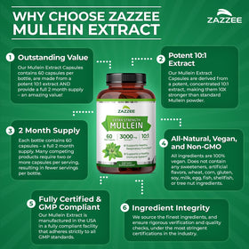 Zazzee Extrait de Molène sur une table en bois
