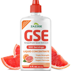 Zazzee Extrait de pépins de pamplemousse 4 oz vue avant