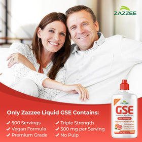 Zazzee Extrait de pépins de pamplemousse avec dosage de gouttes