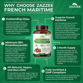 Zazzee Extrait de Pignon Maritime Français, utilisation en milieu naturel