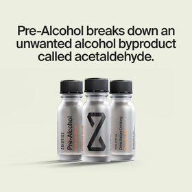 ZBiotics Probiotique Pré-Alcool format pratique pour voyage