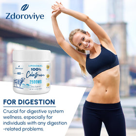 Zdoroviye Poudre de Colostrum Bovin Liposomal - informations nutritionnelles