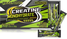 Zealtonic Poudre de Créatine Monohydrate 5000mg sachets devant