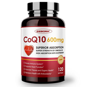 ZEBORA CoQ10 600mg gélules, vue de face