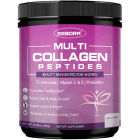 ZEBORA Multi Collagen Peptides 431g packaging front view