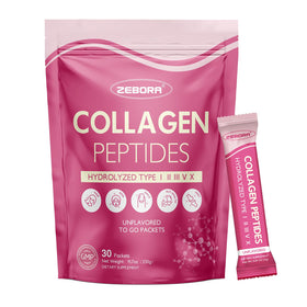 ZEBORA Poudre de Collagène Multi Peptides 30 Sachets vue avant