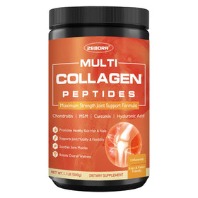 ZEBORA Poudre de Collagène Multi Peptides 640g vue de face