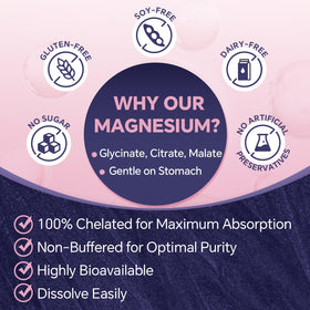 ZEBORA Poudre de Magnésium 300g avec un fond neutre
