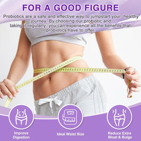 ZEBORA Probiotiques pour Femmes capsules en main