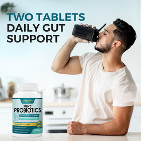 ZEBORA Probiotiques pour Hommes bouteille ouverte