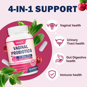 ZEBORA Probiotiques Vaginales 90 Capsules côté