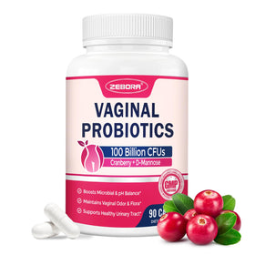 ZEBORA Probiotiques Vaginales 90 Capsules vue avant