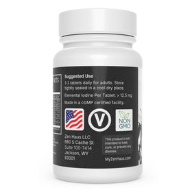 Zen Haus 12,5 mg Iode avec Sélénium, ouverture du flacon