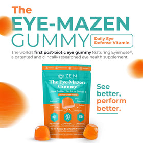 Zen Nutrients gummies oculaires 240g prise lors d'une visioconférence