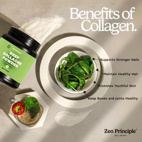 Zen Principle Collagène Hydrolysé en Poudre 816g avec cuillère doseuse