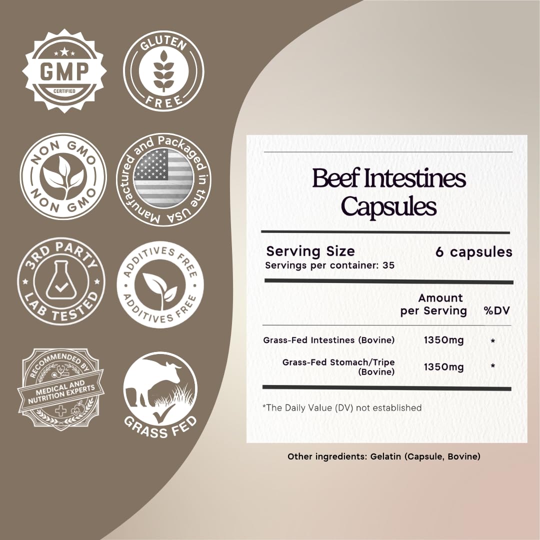 Zen Principle Complément Alimentaire Intestins de Boeuf - emballage